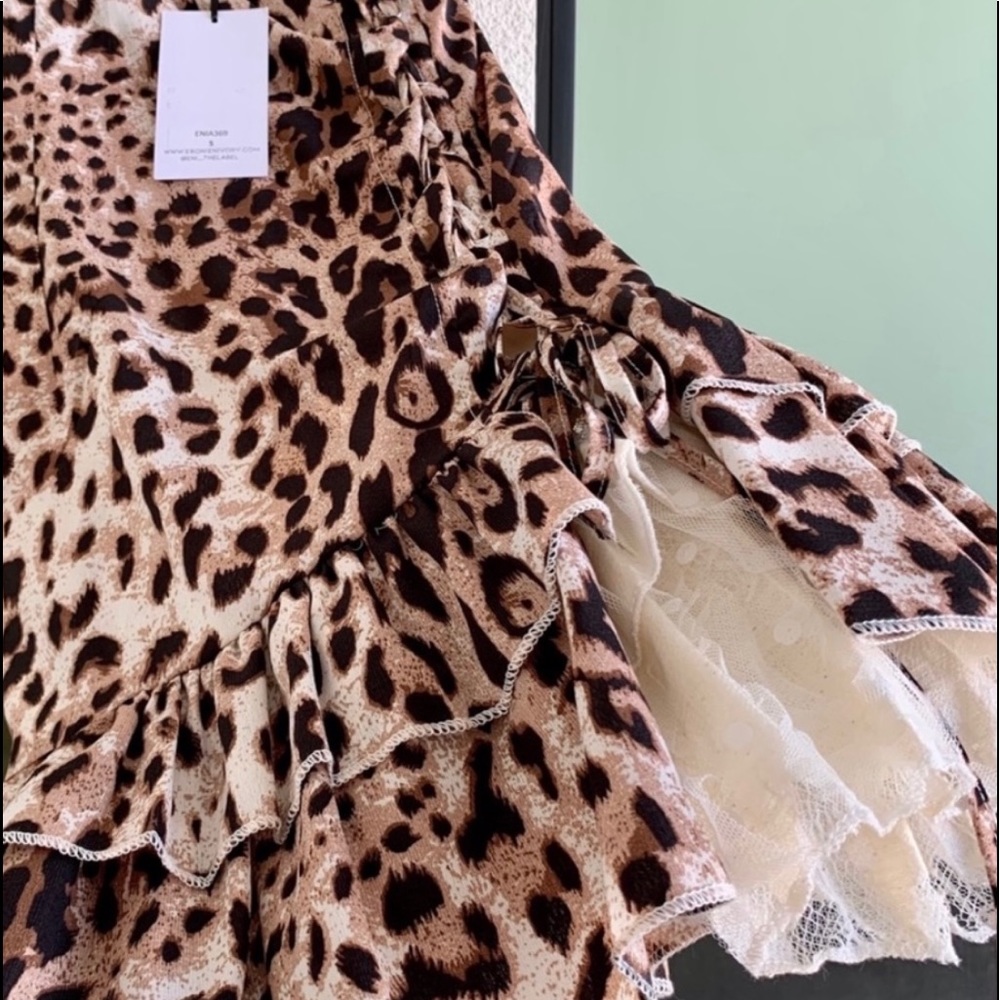 Leopard & Lace Dress, NWT - Picture 5 of 7